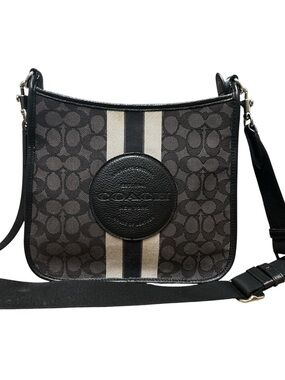 Coach Dempsey Signature Jacquard File Crossbody Bag
